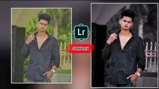 Lightroom Sharp Black Color Photo Editing Tutorial | Lightroom Background Color Change Photo