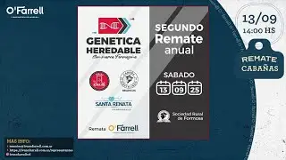 REMATE ANUAL DE GEN&Eacute;TICA HEREDABLE