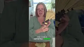 Make Hen Wing Brooms with Broom Corn! #broommaker #learnbroommaking #broomwitch