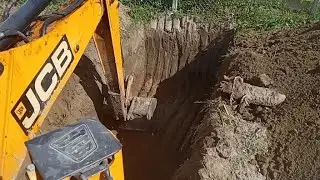 AFTER RAIN WORKING   |DIGGING FOUNDATION FOR HOME|JCB 3DX SUPER AND SKILLFUL OPERATOR