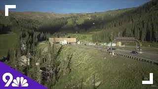 A view at the Continental Divide in Colorado's mountains