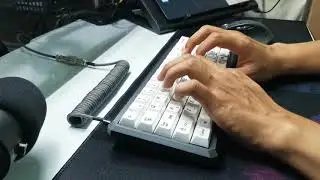 Typing test VX 64 Lite | brass plate
