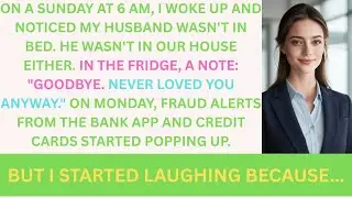 Hubby Left A Note, &ldquo;Goodbye. Never Loved You Anyway&rdquo; & Bank Fraud Alerts Popped Up On My Phone, But&hellip;