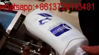 oblate Shampoo bottle screen printing machine