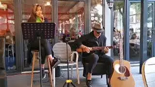 Любовь Настала cover by SoDi duo,restaurant ZANGEZUR,Jurmala,Jomas street