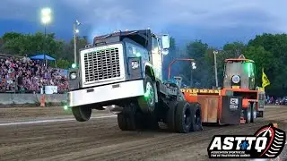 Detroit Diesel 2 Stroke Trucks pulling WHEELIE, Amazing Power International Trucks ASTTQ 2024