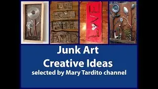 Junk Art Inspo - Recycled Craft Ideas &ndash; Found Objects Art Ideas