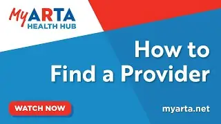 How to Find a Provider - MyARTA Health Hub