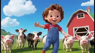 Farm Animal Dance! 🐄 | Fun Kids Song | Dance with the Farm Animals!