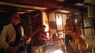 Oliver Darling Guitar Dean Beresford Drums and double bass player Al Gare.