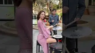 Intense drum performance. #music  #drums   #learnchinese