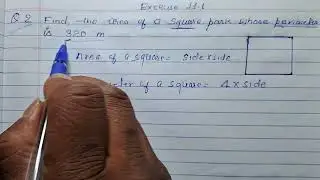 Find the area of a square park whose perimeter is 320 m
