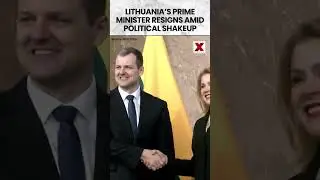 #lithuania | Shocking Political Move As Lithuanian PM Resigns From Office #shorts #trending #viral
