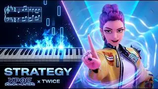 TWICE 'Strategy' (KPop Demon Hunters) | Piano Tutorial & Sheet Music