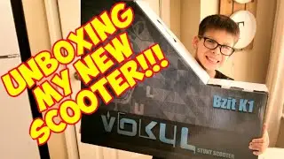 UNBOXING JJ's New Scooter! | Vokul BZIT K1