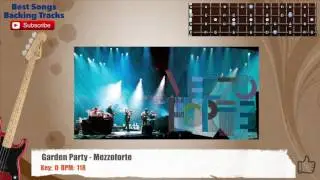 🎻 Garden Party - Mezzoforte (Jazz-Funk Fusion) Bass Backing Track with chords and lyrics