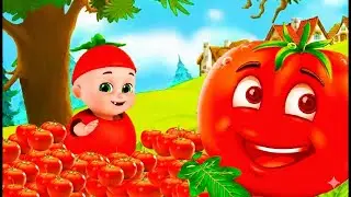 आहा टमाटर - Aaha Tamatar Bade Mazedar | Hindi Nursery Rhymes And Kids Song