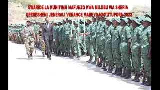 GWARIDE LA VIJANA KWA MUJIBU WA SHERIA WAKIHITIMU MAFUNZO YAO  JKT MAKUTUPORA