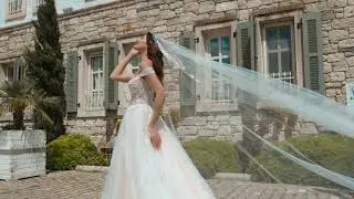 Shine bright in Leila wedding dress by OKSANA MUKHA