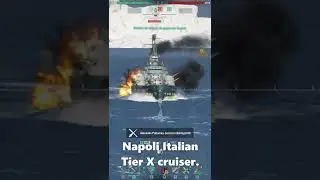 Devastating Cruiser NAPOLI WORLD OF WARSHIPS shorts  #worldfowarships #wows #wworld #gaming