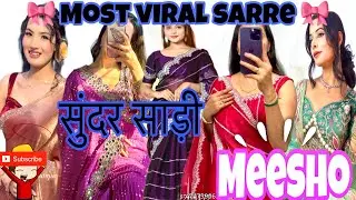 Most trending sarre from meesho 😻 // new arrivals sarre || Letest sarre hual #reels #reels saree