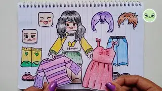 DIY Roblox Paper Doll with Cute Outfits | Easy Dress-Up Craft ✨️