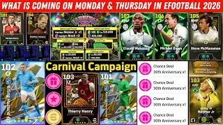 Free Neymar: What is coming on Monday & Next Thursday in eFootball 2026, Carnival Campaign, New Epic
