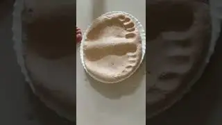 Diy Baby Foot 3d Casting at home Easy step by step #casting #wallputtyart #easy