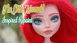 Перекраска куклы в стиле Русалочки | Monster High Lagoona Blue | Часть первая