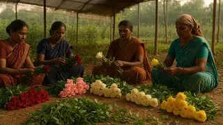 Taj Mahal Red Rose Farming, Harvesting & Packing For Export