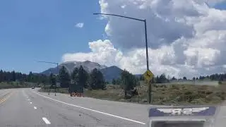Mammoth Lakes Ca hwy 395 & 203. Beautiful weather and Scenery
