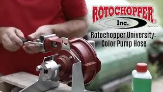 Rotochopper University: How to Change the Hose on Your Rotochopper Color Pump