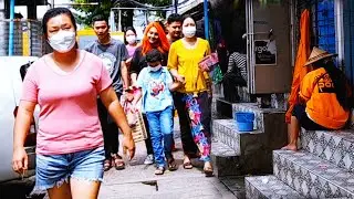 Everyday Life Walk Around Junction City in Yangon