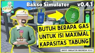 GAS YANG DIBUTUHKAN UNTUK KAPASITAS MAXIMAL TABUNG PADA USAHA BAKSO SIMULATOR #BAKSOSIMULATOR