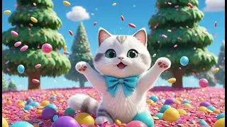 Cookie Cat and the Jellybean Jungle | Fun Adventure Song for Kids | Sweet Jungle Rhyme