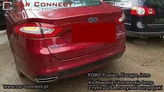 Ford Fusion Escape kodowanie lamp świateł z USA kierunkowskaz stop zmiana