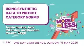 Using synthetic data to predict category norms
