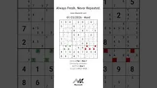 MavonX's Hard Sudoku: Identical Sibling #2