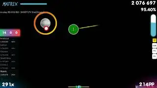 Matrix | RO-KYU-BU! - SHOOT! (TV Size) [Insane] +HDDTHR 96.27% | Snipe hvick225 {#1 269pp FC} - osu!