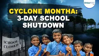 Cyclone Montha: Odisha declares 3-day school holiday in 8 southern districts