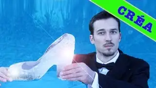 CHAUSSURE DE CONTE DE F&Eacute;E - Sculpteur sur glace : Marc Duquesnoy