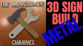 3D METAL SIGN | CNC Plasma Build | Business Signs that GRAB your ATTENTION!