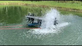 Solar Powered Pond Aerator