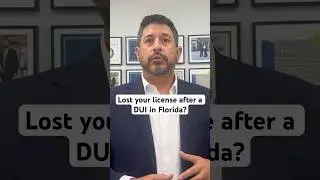 Lost your license after a DUI in Florida? #FloridaDUI #DUILicenseSuspension #IzquierdoLawFirm