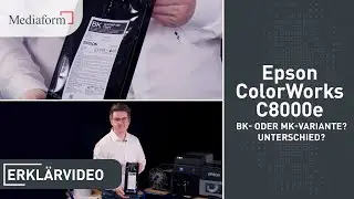 BK- oder MK-Variante? Wo liegt der Unterschied beim Epson ColorWorks C8000e Drucker?