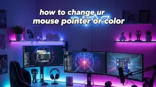  How change ur mouse pointer or color