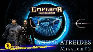 DUNE 2021 Game Emperor ATRAIDES Дом Атрейдес Battle for dune Mission-2 Прохождение с BLASTER NAPALM