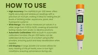 HM Digital pH-200 Waterproof Professional Series pH/Temp Meter - by KAVITA CORP. (Authorized Distr.)