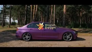 BMW 3-series F30 Purple Matte Satin Chrome