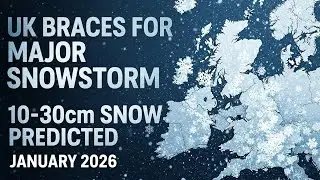 UK Braces for Major Snowstorm ❄️ 10&ndash;30cm Snow Predicted | January 2026#UKSnow2026#WinterBlast
